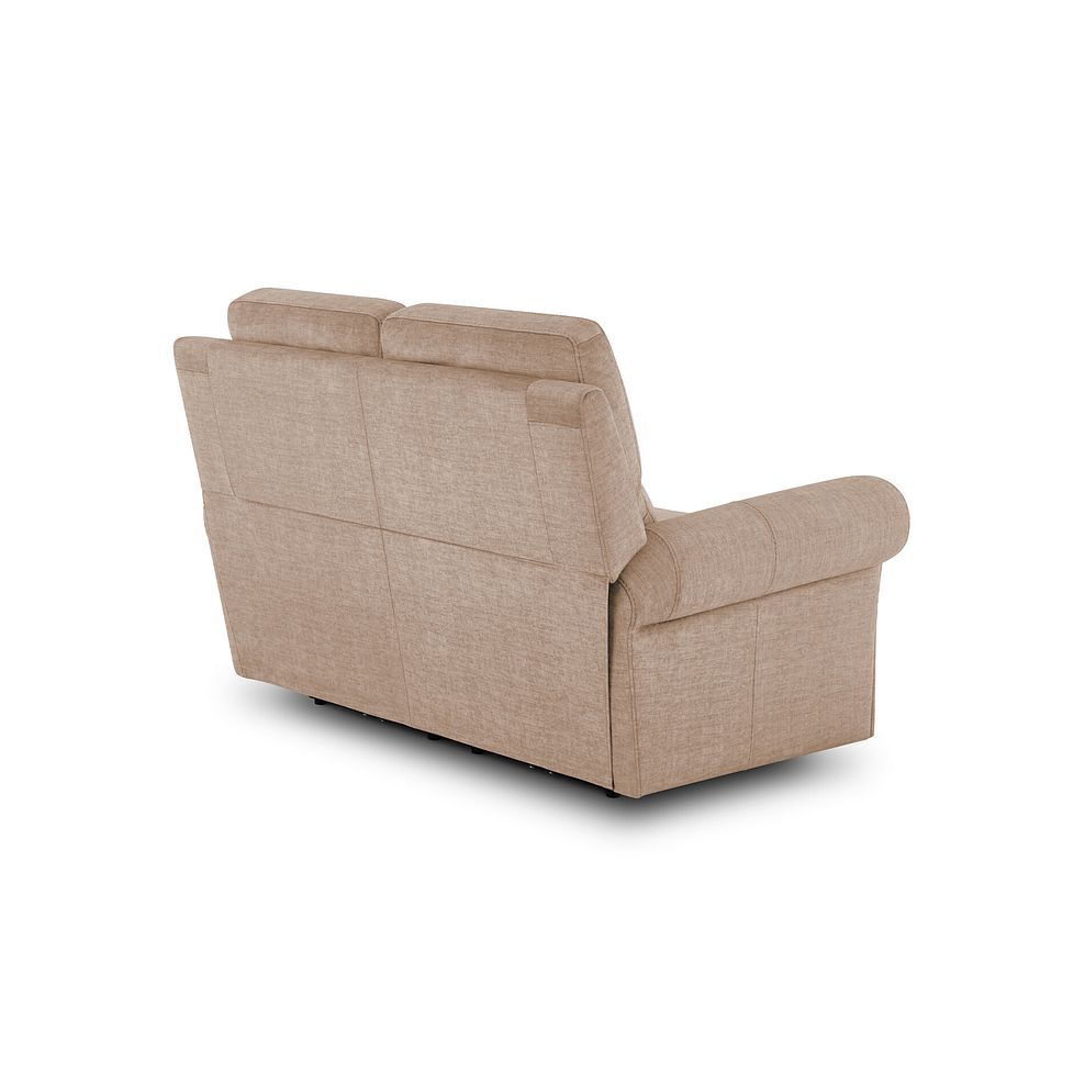 Colorado 2 Seater Sofa in Plush Beige Fabric 4