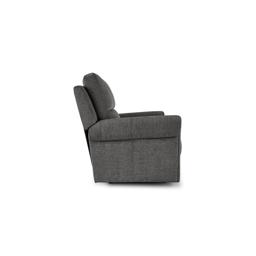 Colorado 2 Seater Sofa in Plush Charcoal Fabric 3