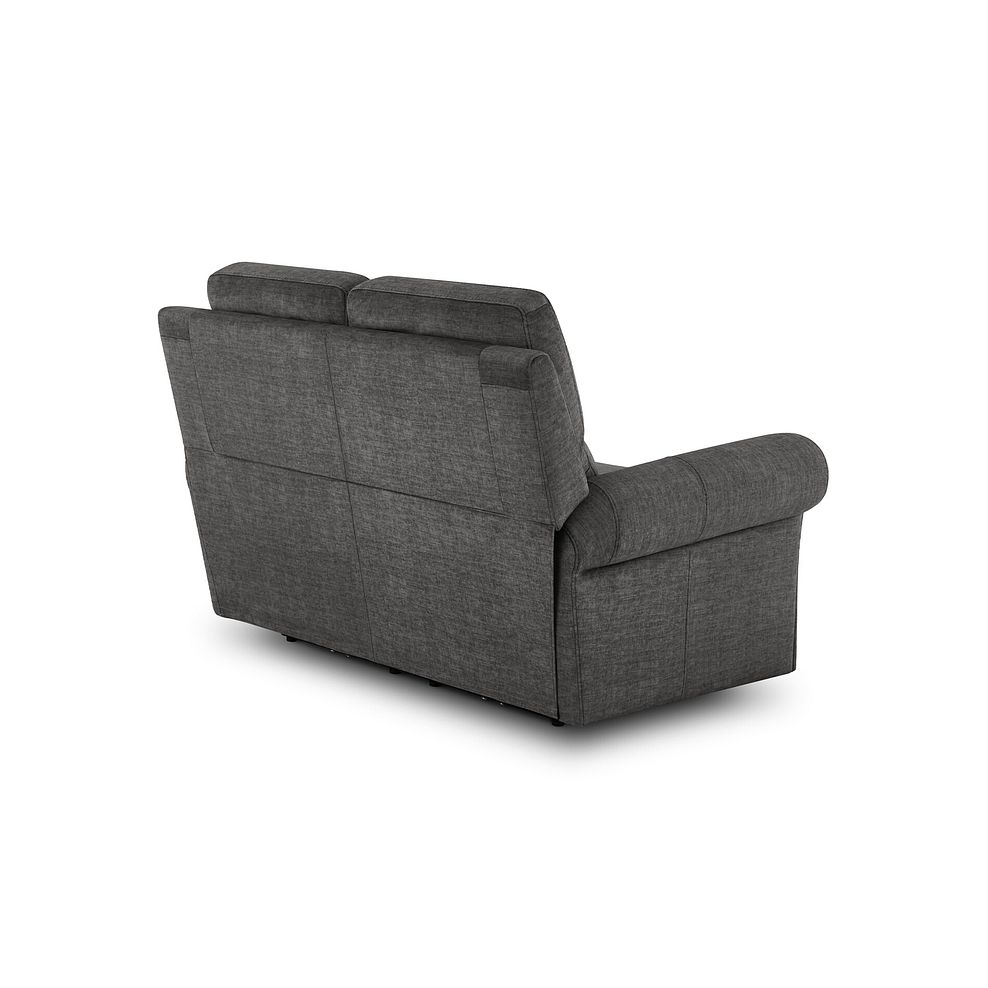 Colorado 2 Seater Sofa in Plush Charcoal Fabric 4