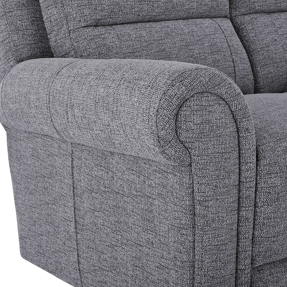 Colorado 2 Seater Sofa in Santos Steel Fabric 6