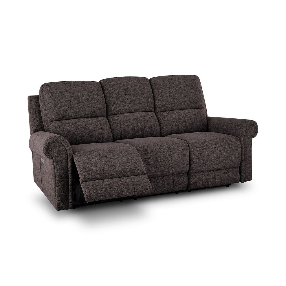 Colorado 3 Seater Electric Recliner in Andaz Charcoal Fabric 3