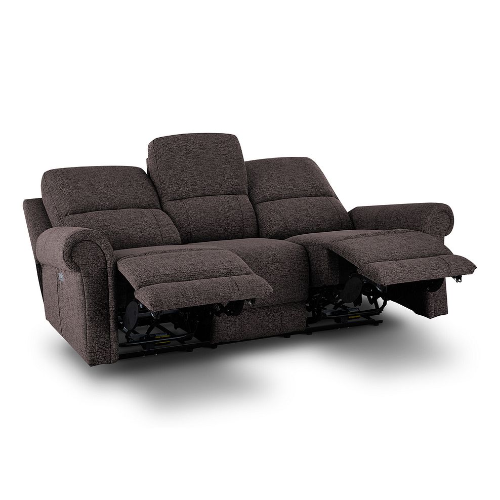 Colorado 3 Seater Electric Recliner in Andaz Charcoal Fabric 5