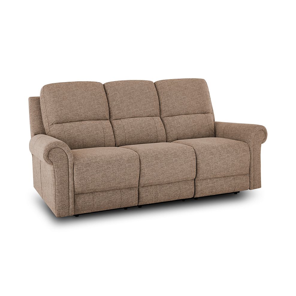 Colorado 3 Seater Sofa in Dorset Beige Fabric Thumbnail 1