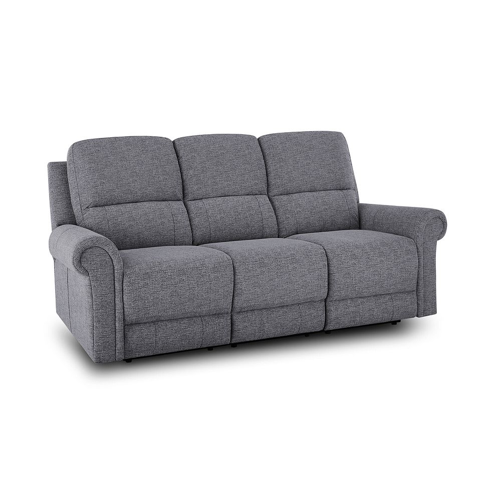 Colorado 3 Seater Sofa in Santos Steel Fabric 1