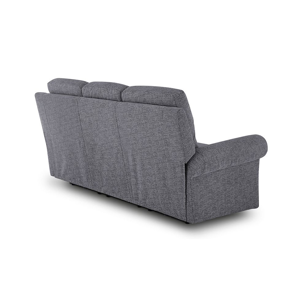 Colorado 3 Seater Sofa in Santos Steel Fabric 4