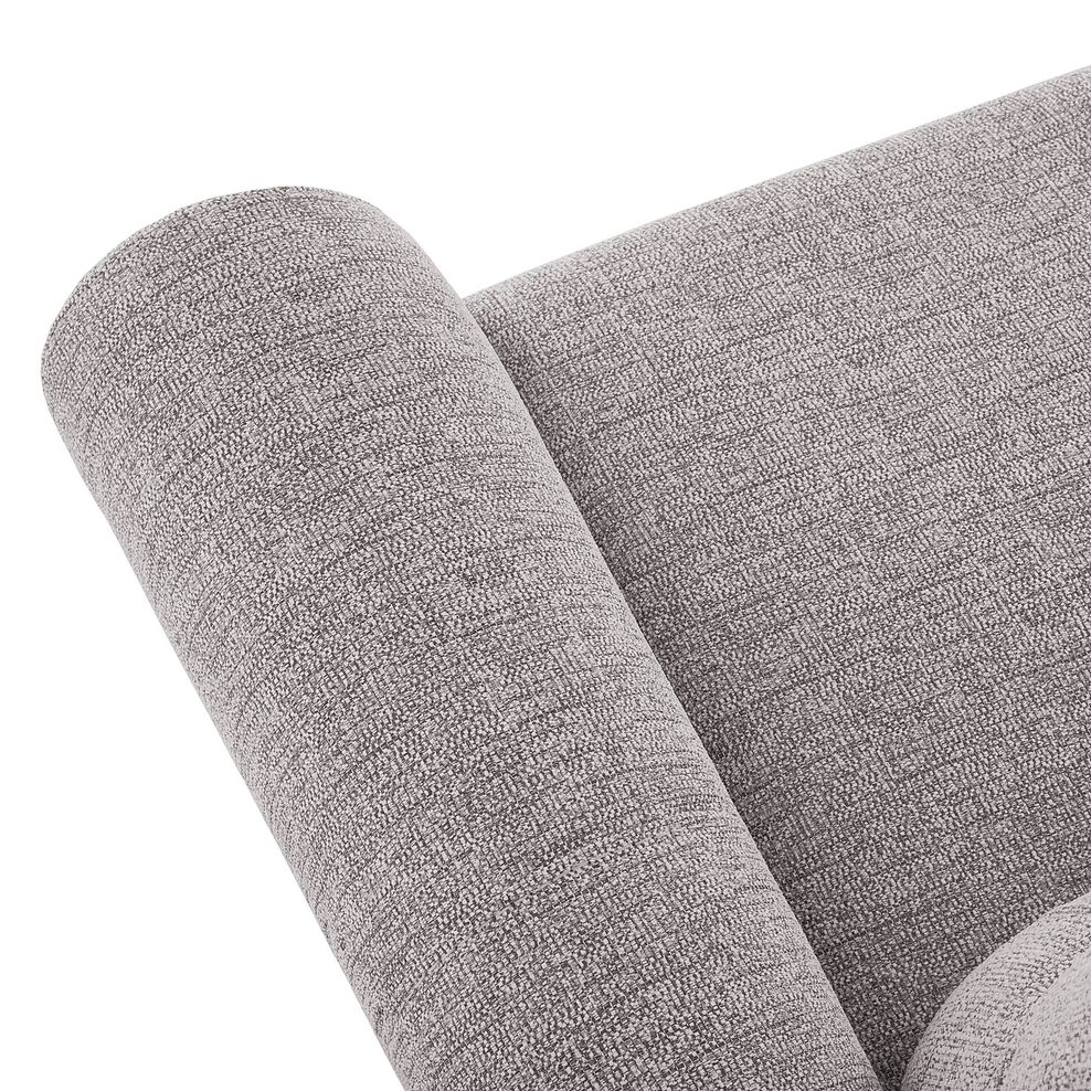 Colorado 3 Seater Sofa in Andaz Silver Fabric 5