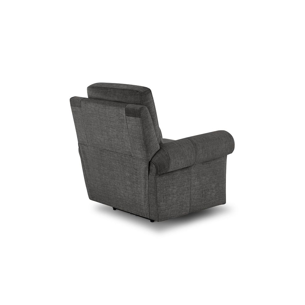 Colorado Armchair in Plush Charcoal Fabric 3
