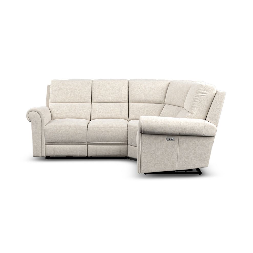 Colorado Electric Reclining Left Hand Modular Group 2 in Hopsack Natural Fabric 5