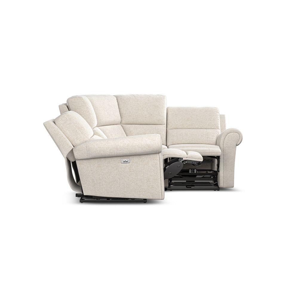 Colorado Electric Reclining Left Hand Modular Group 2 in Hopsack Natural Fabric 8
