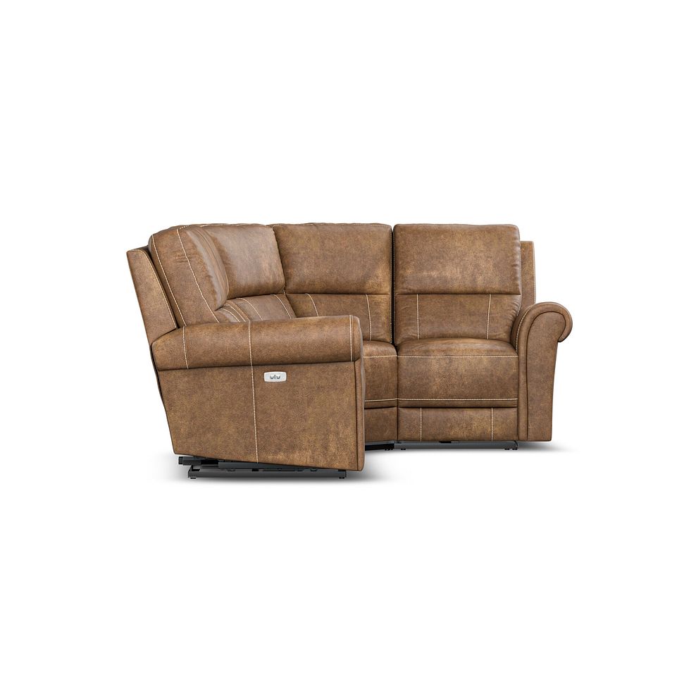 Colorado Electric Reclining Left Hand Modular Group 2 in Ranch Brown Fabric 7