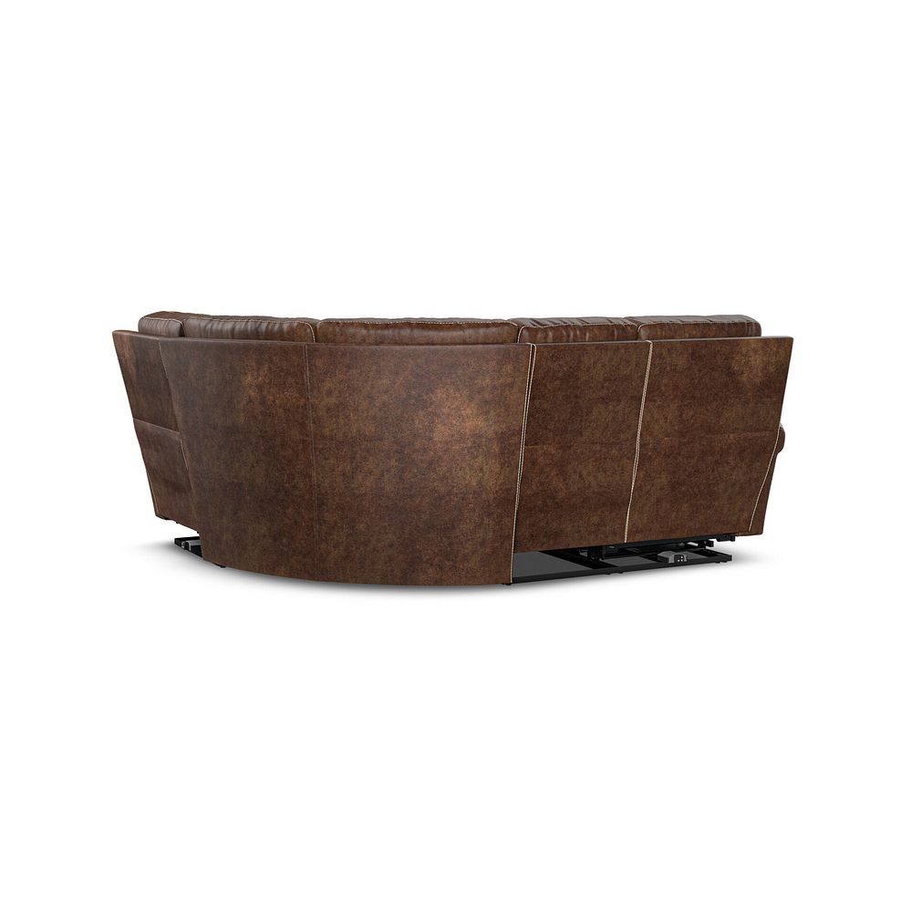 Colorado Electric Reclining Left Hand Modular Group 2 in Ranch Dark Brown Fabric 6