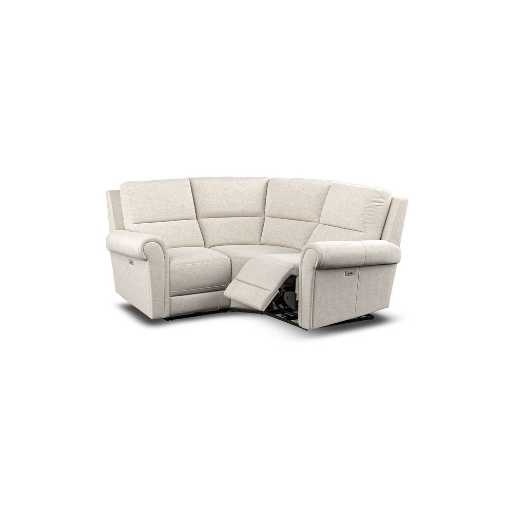Colorado Electric Reclining Modular Group 1 in Hopsack Natural Fabric 2