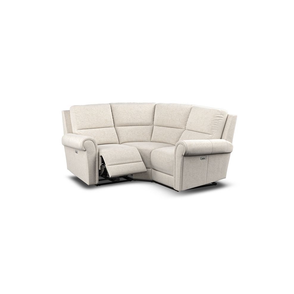 Colorado Electric Reclining Modular Group 1 in Hopsack Natural Fabric 3