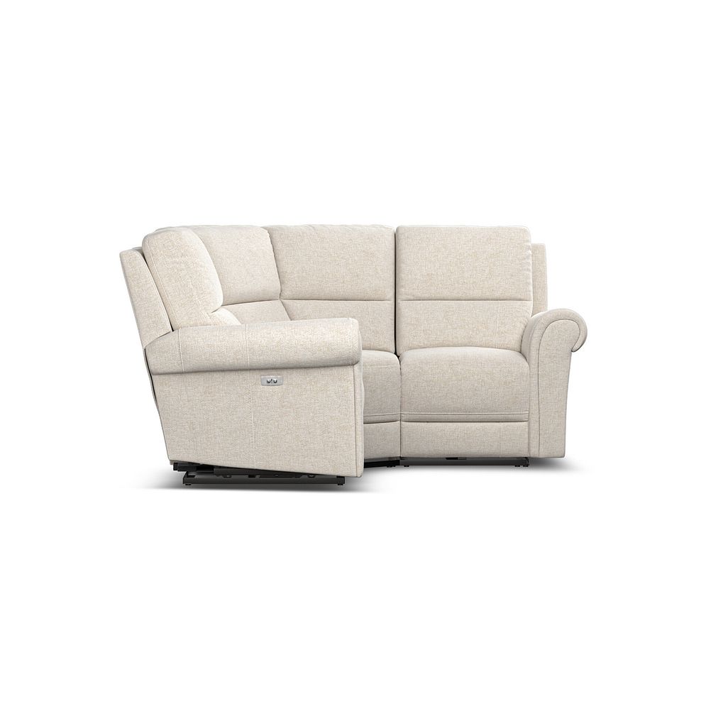 Colorado Electric Reclining Modular Group 1 in Hopsack Natural Fabric 8