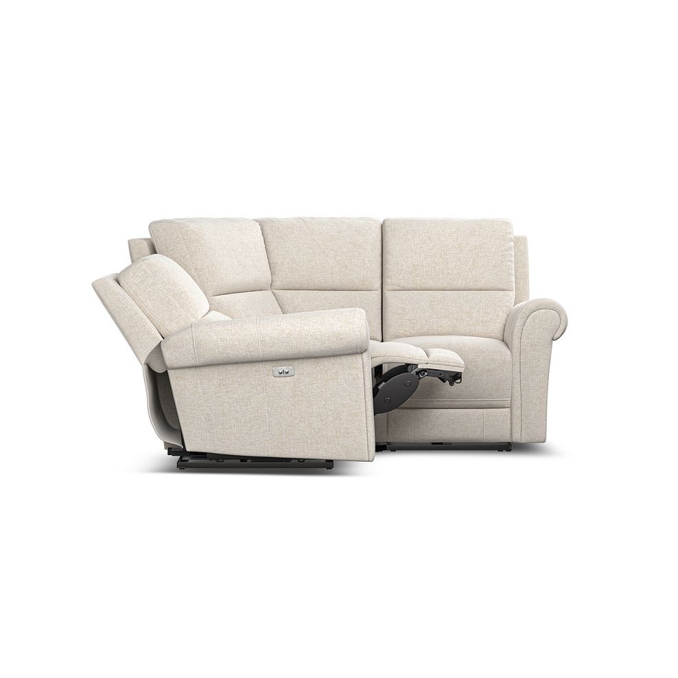 Colorado Electric Reclining Modular Group 1 in Hopsack Natural Fabric 9