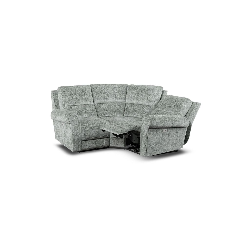 Colorado Electric Reclining Modular Group 1 in Hopsack Platinum Fabric 3
