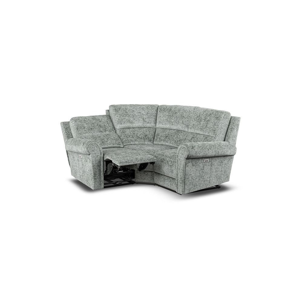 Colorado Electric Reclining Modular Group 1 in Hopsack Platinum Fabric 5