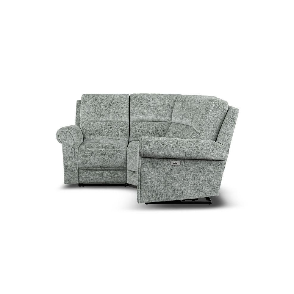 Colorado Electric Reclining Modular Group 1 in Hopsack Platinum Fabric 6
