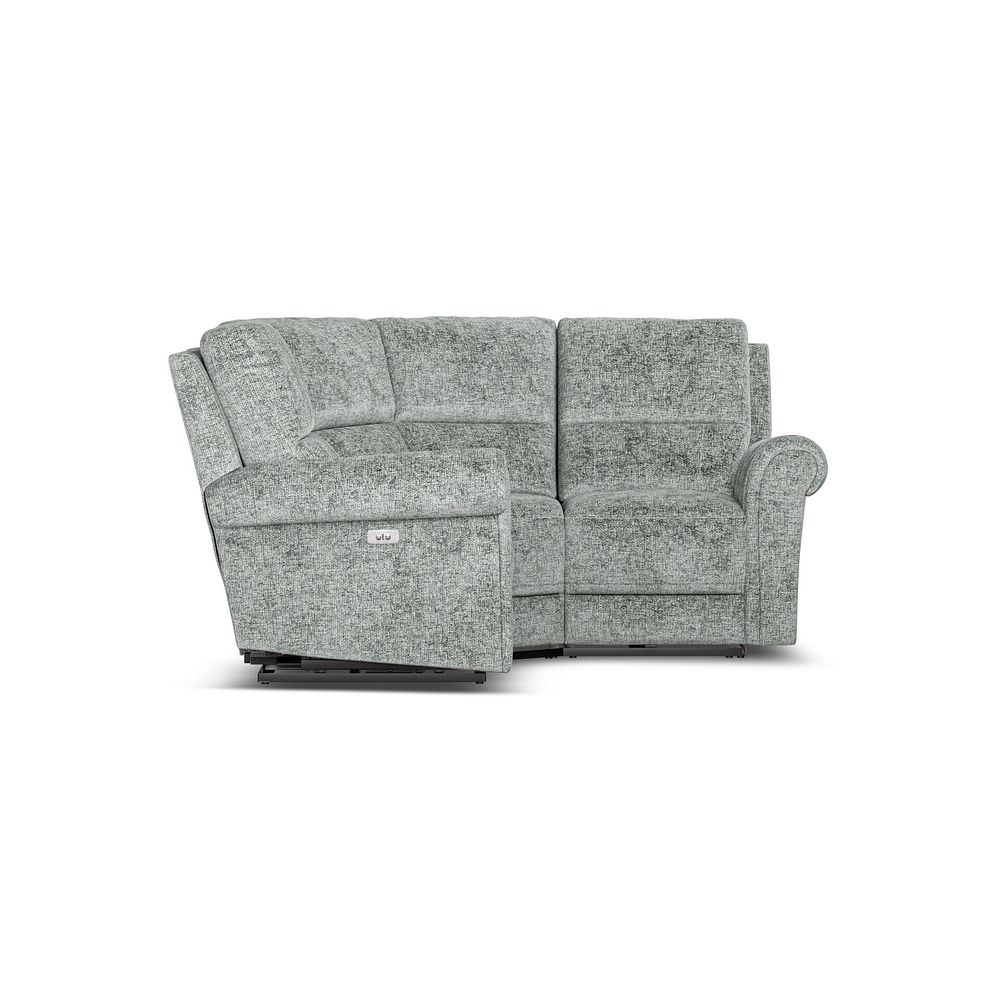 Colorado Electric Reclining Modular Group 1 in Hopsack Platinum Fabric 8