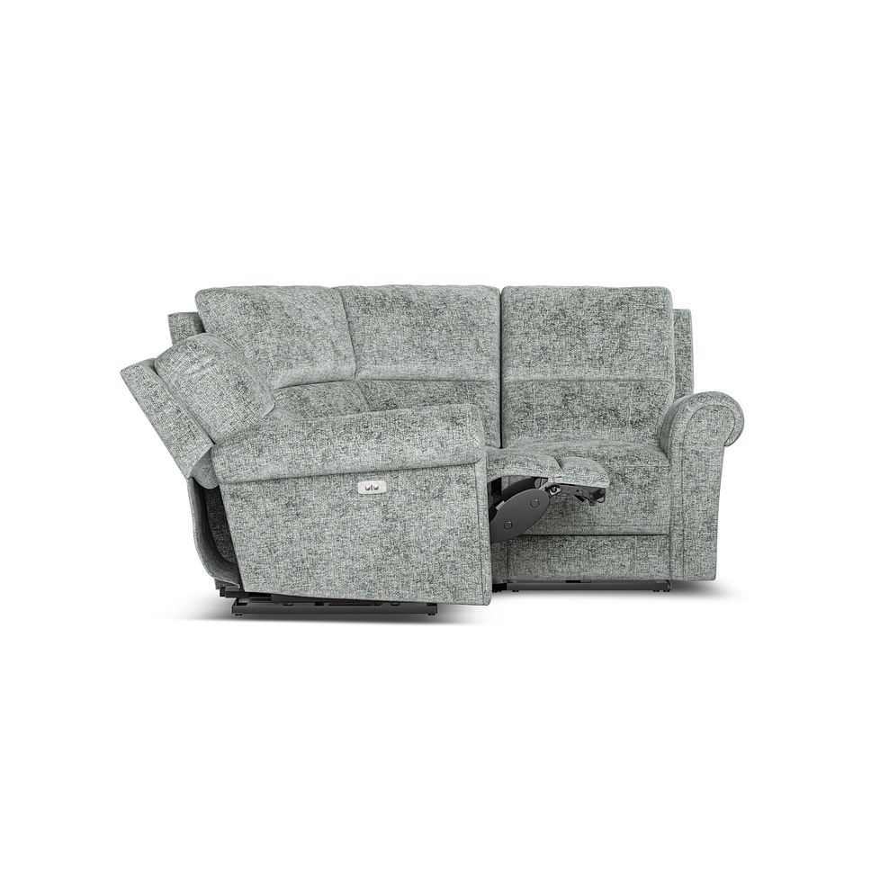 Colorado Electric Reclining Modular Group 1 in Hopsack Platinum Fabric 9