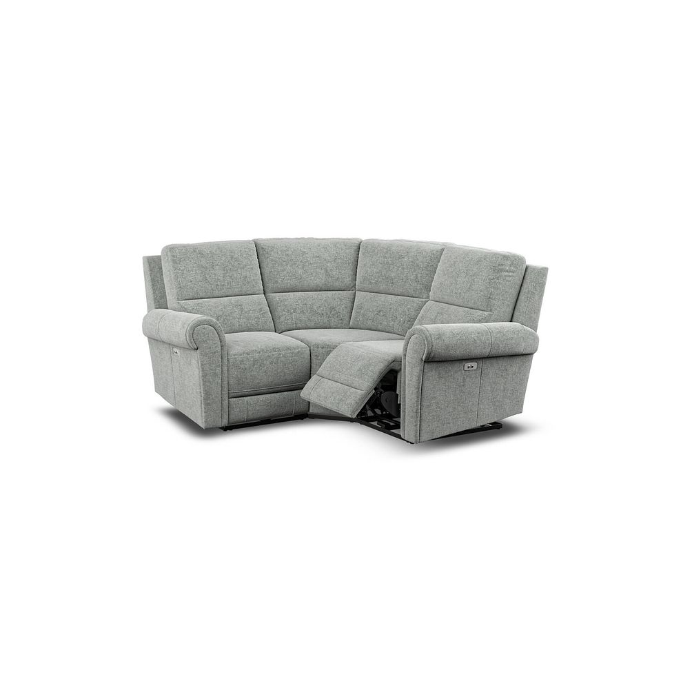 Colorado Electric Reclining Modular Group 1 in Hopsack Platinum Fabric 6