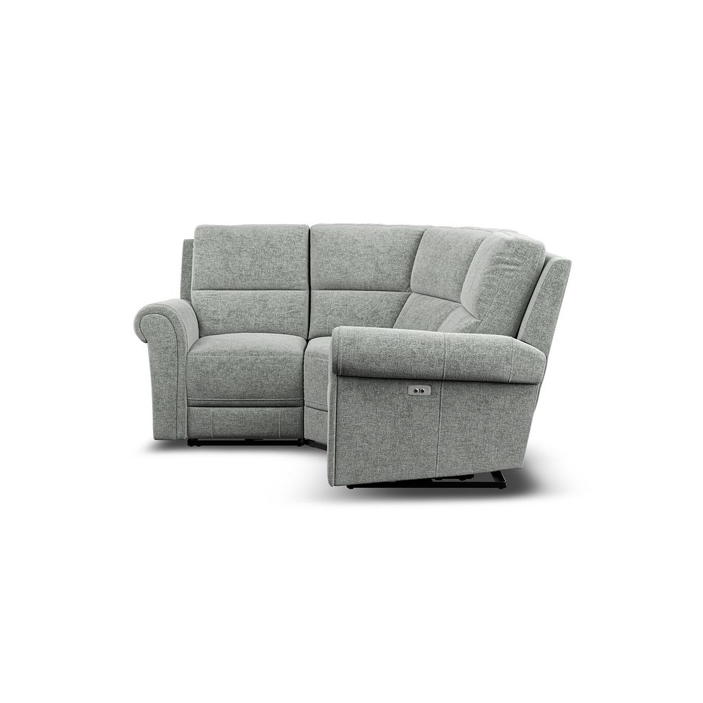 Colorado Electric Reclining Modular Group 1 in Hopsack Platinum Fabric 10
