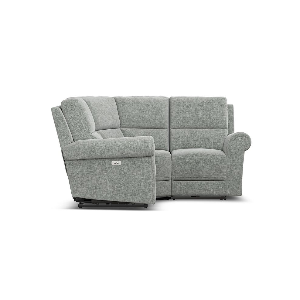 Colorado Electric Reclining Modular Group 1 in Hopsack Platinum Fabric 12