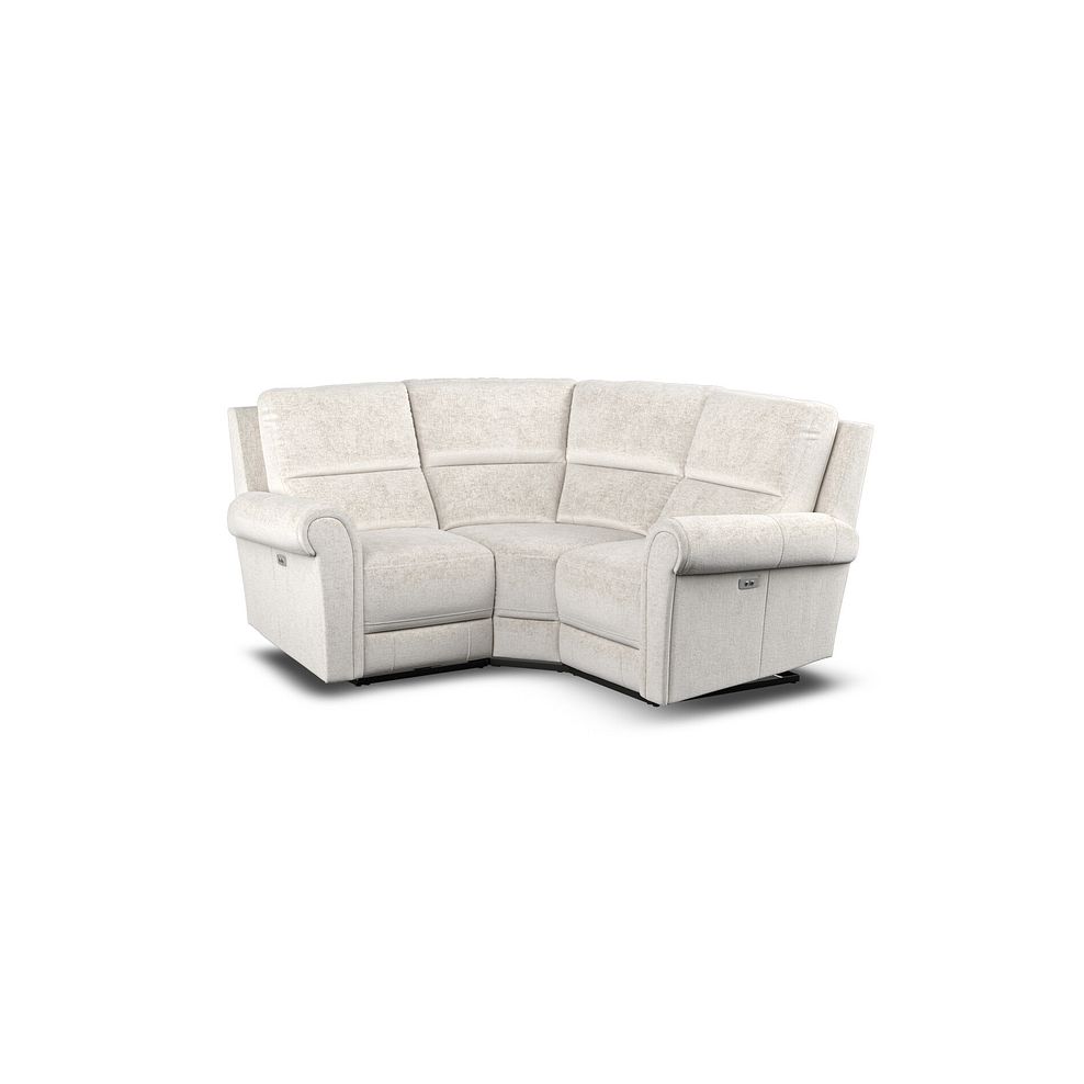 Colorado Electric Reclining Modular Group 1 in Hopsack Natural Fabric 1