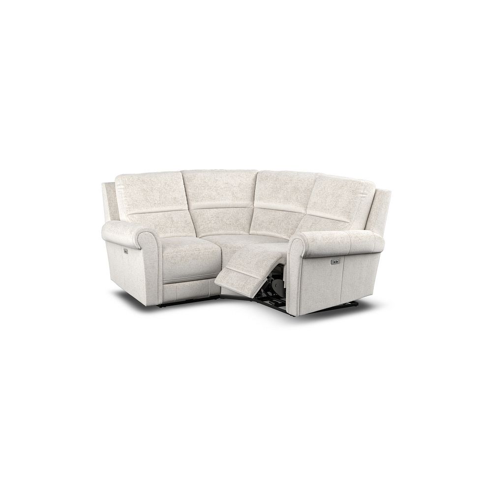 Colorado Electric Reclining Modular Group 1 in Hopsack Natural Fabric 2