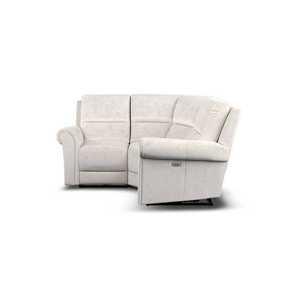 Colorado Electric Reclining Modular Group 1 in Hopsack Natural Fabric 6