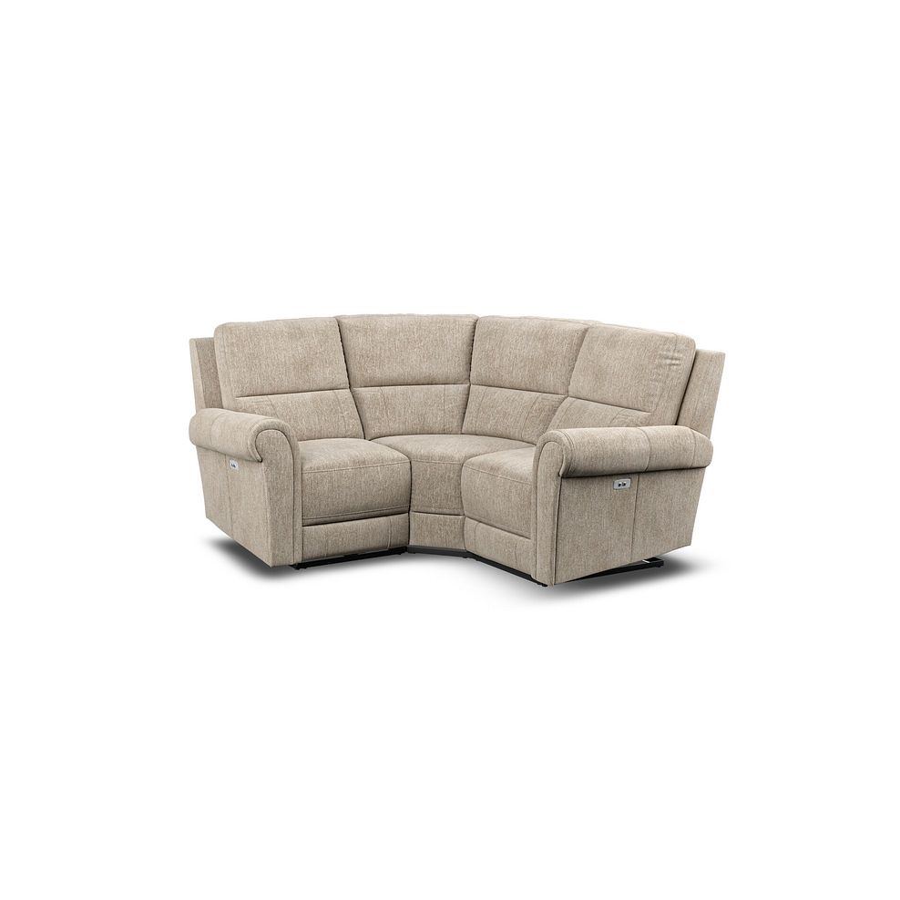 Colorado Electric Reclining Modular Group 1 in Jetta Beige Fabric 1