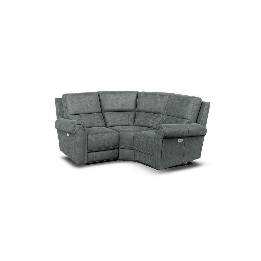 Colorado Electric Reclining Modular Group 1 in Miller Grey Fabric 1