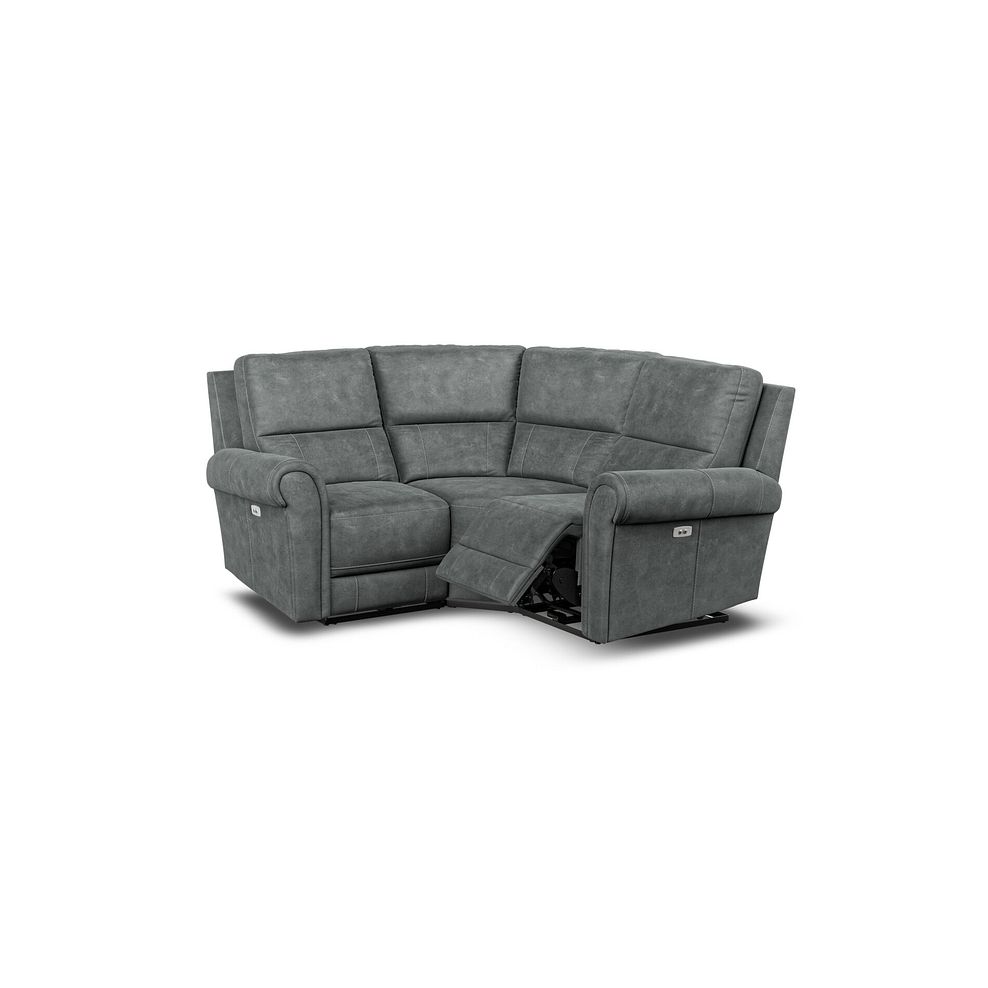 Colorado Electric Reclining Modular Group 1 in Miller Grey Fabric 2