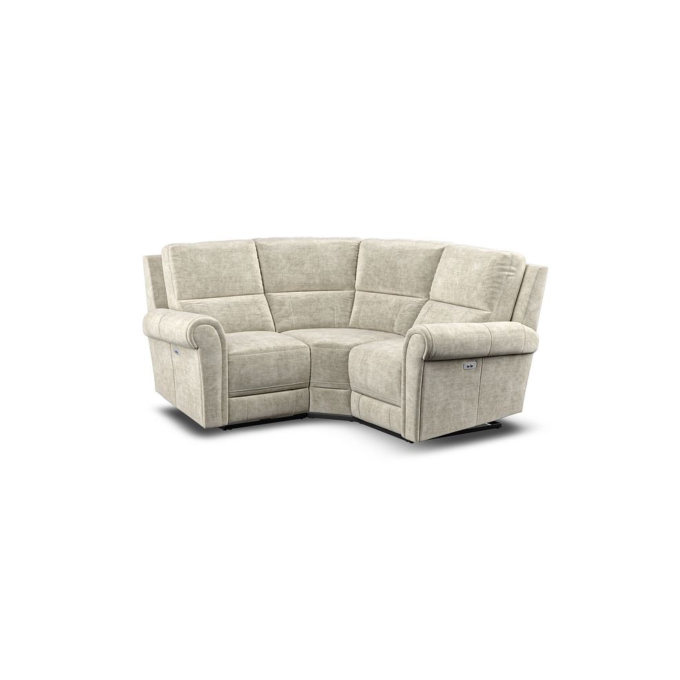 Colorado Electric Reclining Modular Group 1 in Plush Beige Fabric 1