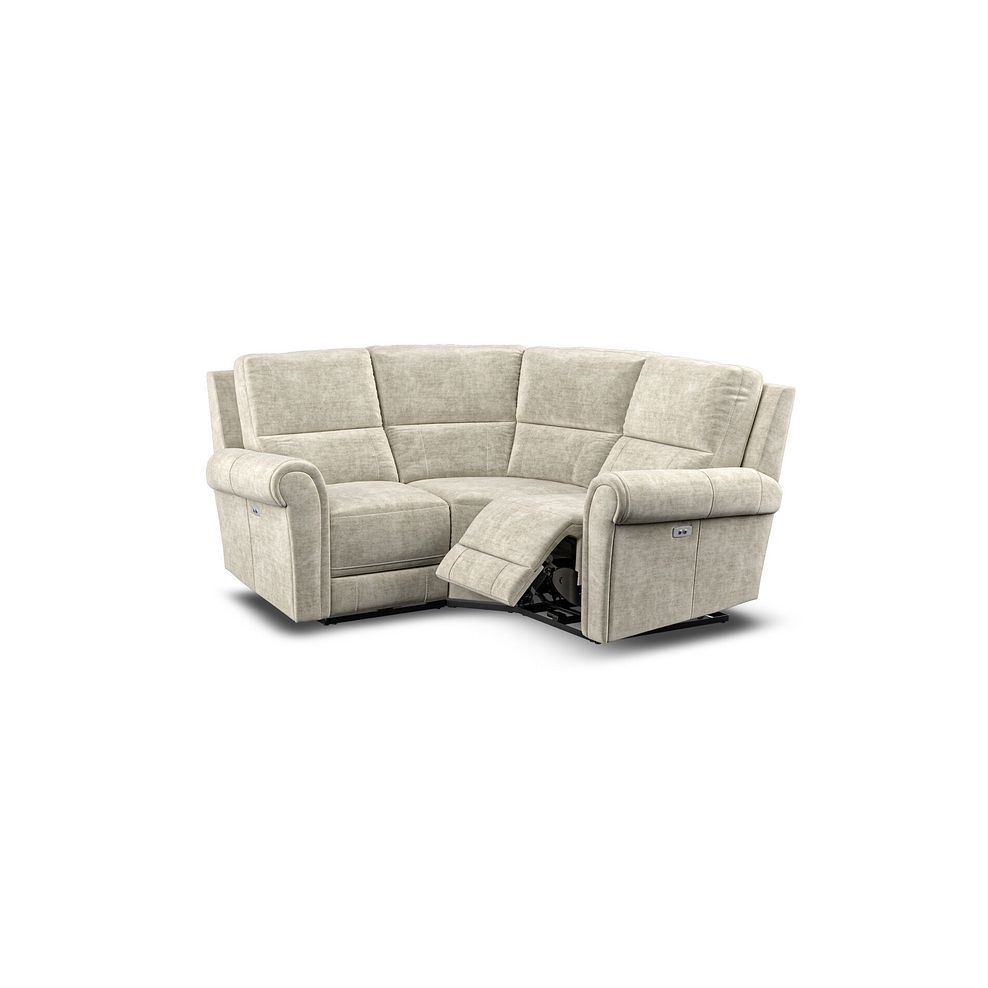 Colorado Electric Reclining Modular Group 1 in Plush Beige Fabric 2