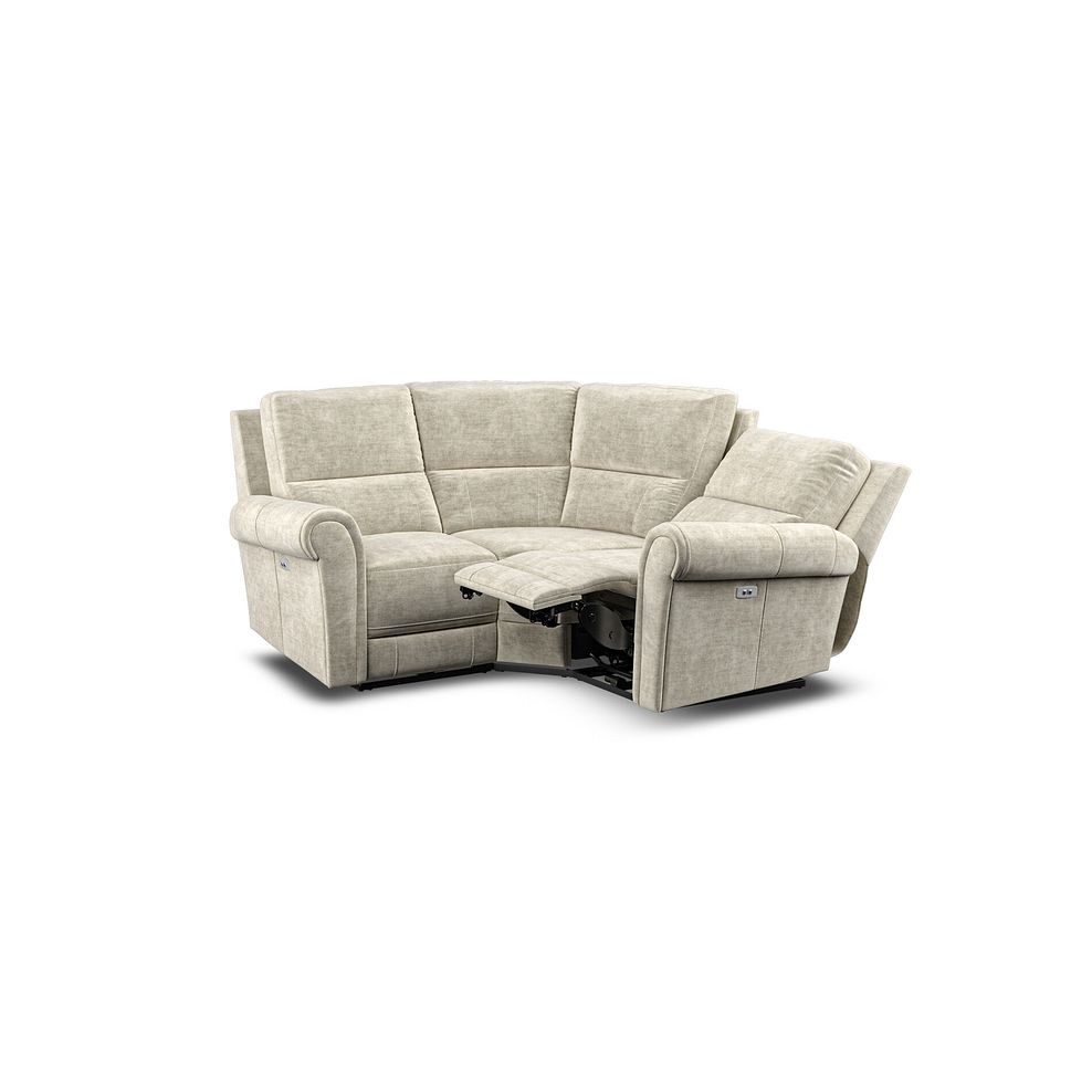 Colorado Electric Reclining Modular Group 1 in Plush Beige Fabric 3