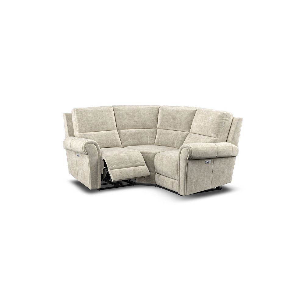 Colorado Electric Reclining Modular Group 1 in Plush Beige Fabric 4