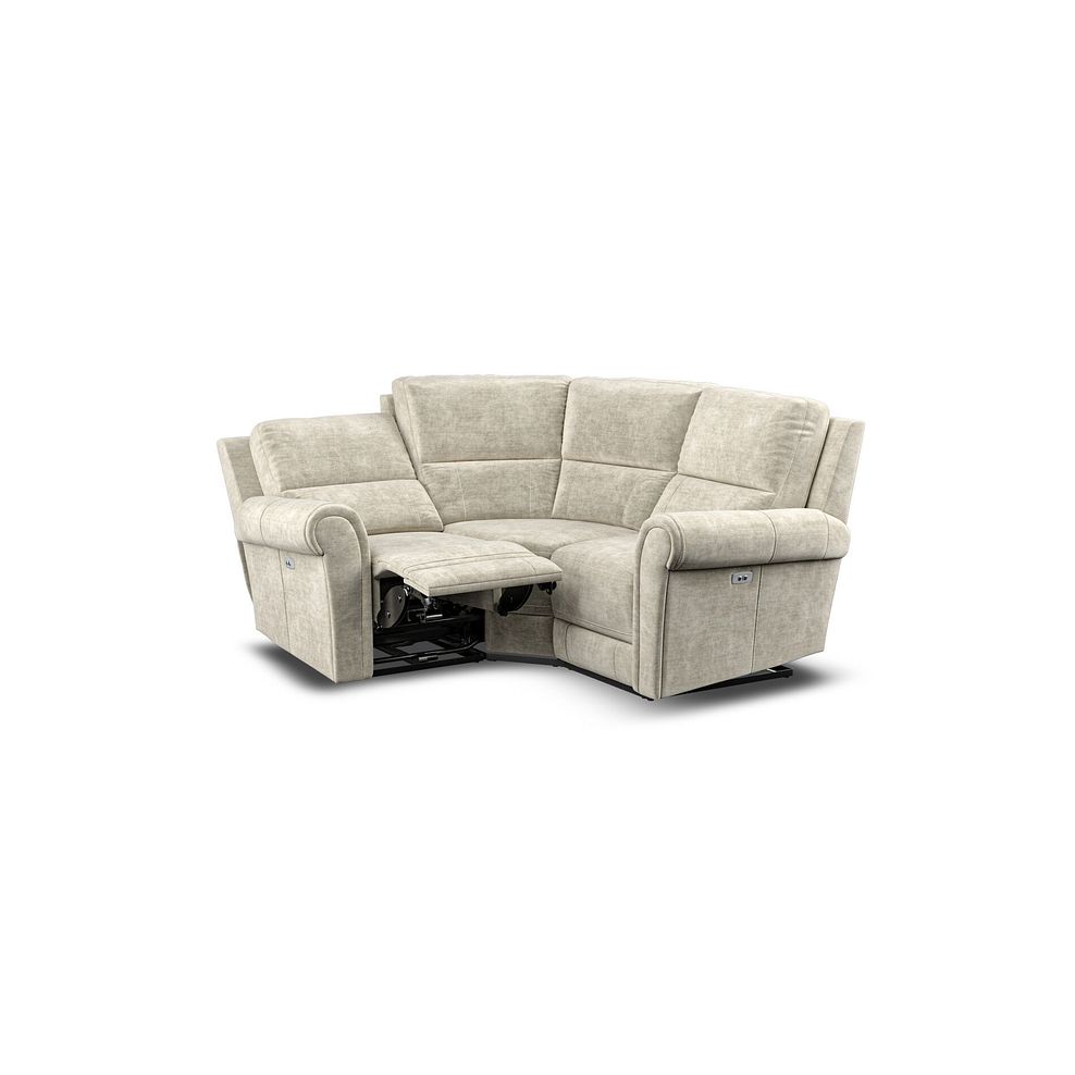 Colorado Electric Reclining Modular Group 1 in Plush Beige Fabric 5