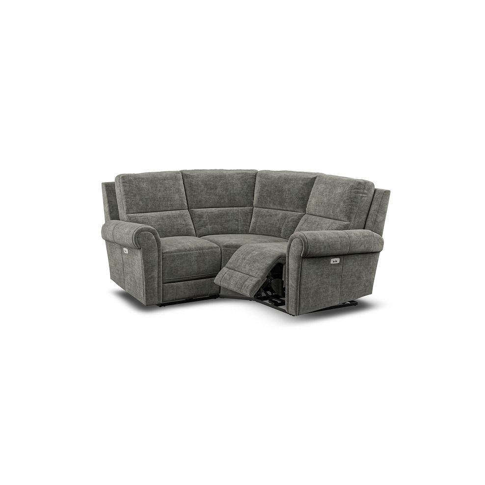 Colorado Electric Reclining Modular Group 1 in Plush Charcoal Fabric 2
