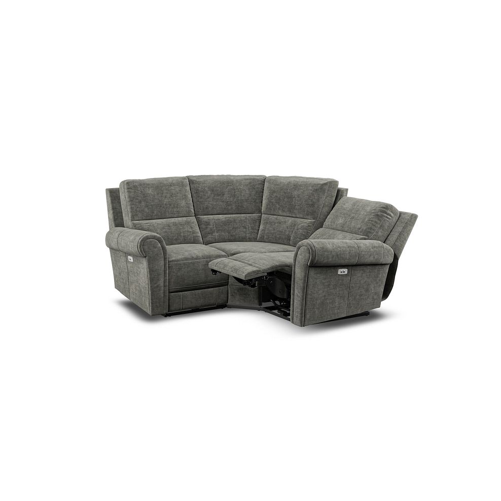 Colorado Electric Reclining Modular Group 1 in Plush Charcoal Fabric 3
