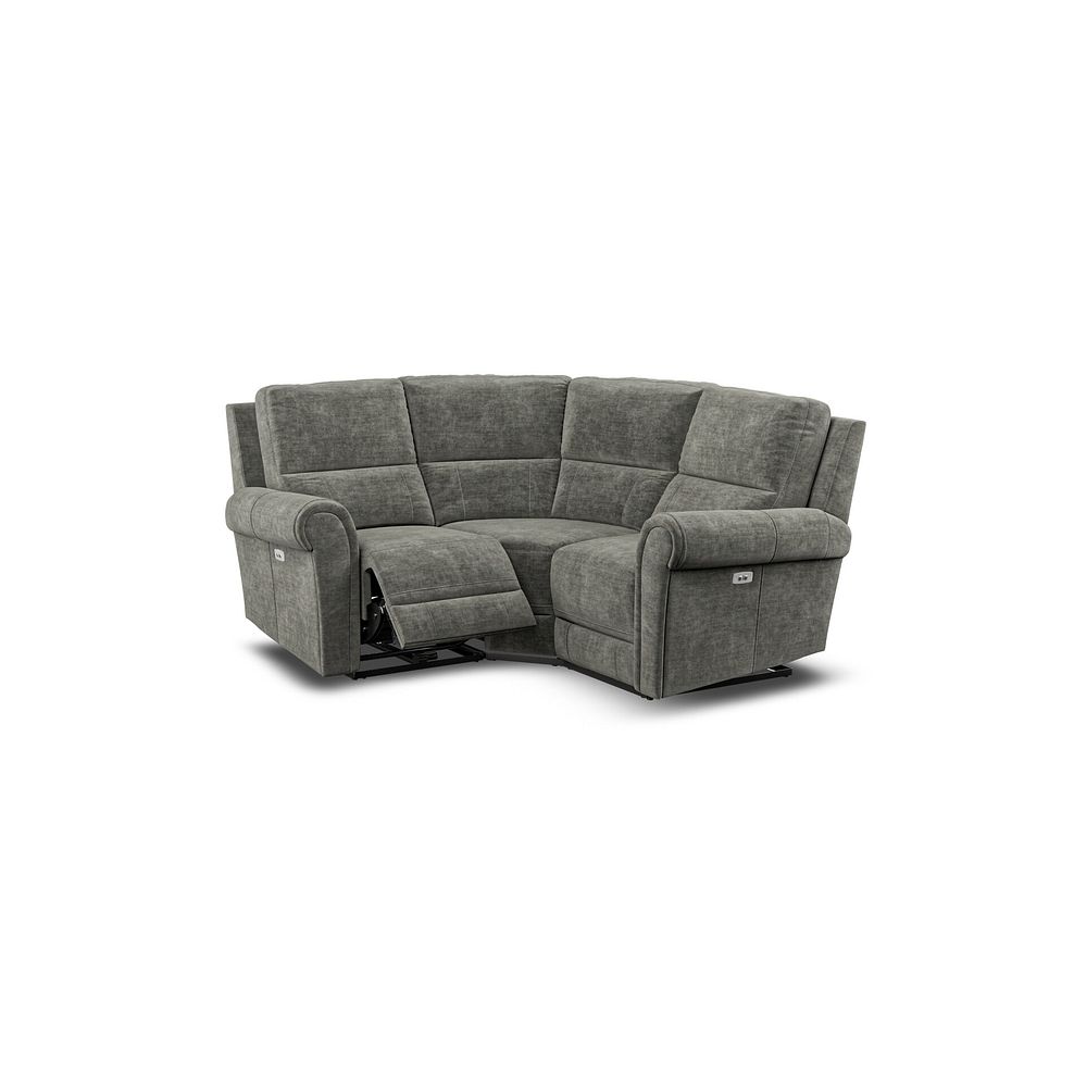 Colorado Electric Reclining Modular Group 1 in Plush Charcoal Fabric 4