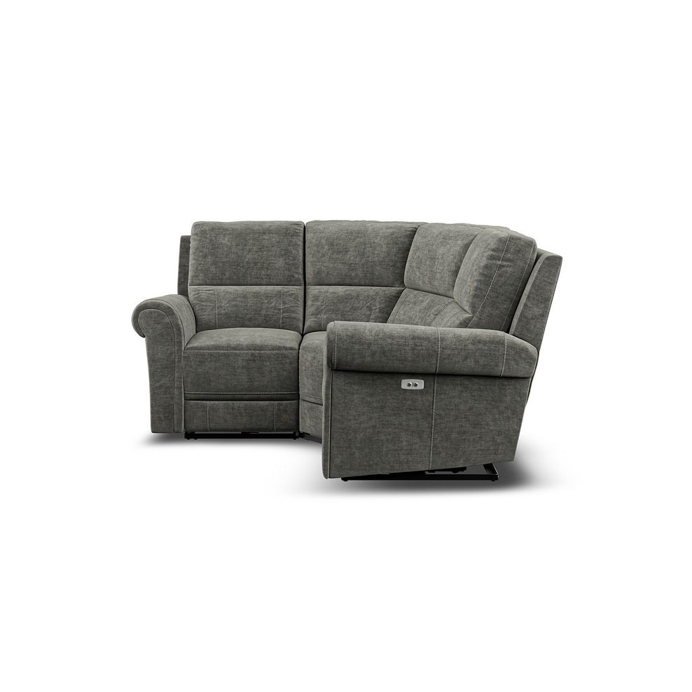 Colorado Electric Reclining Modular Group 1 in Plush Charcoal Fabric 6