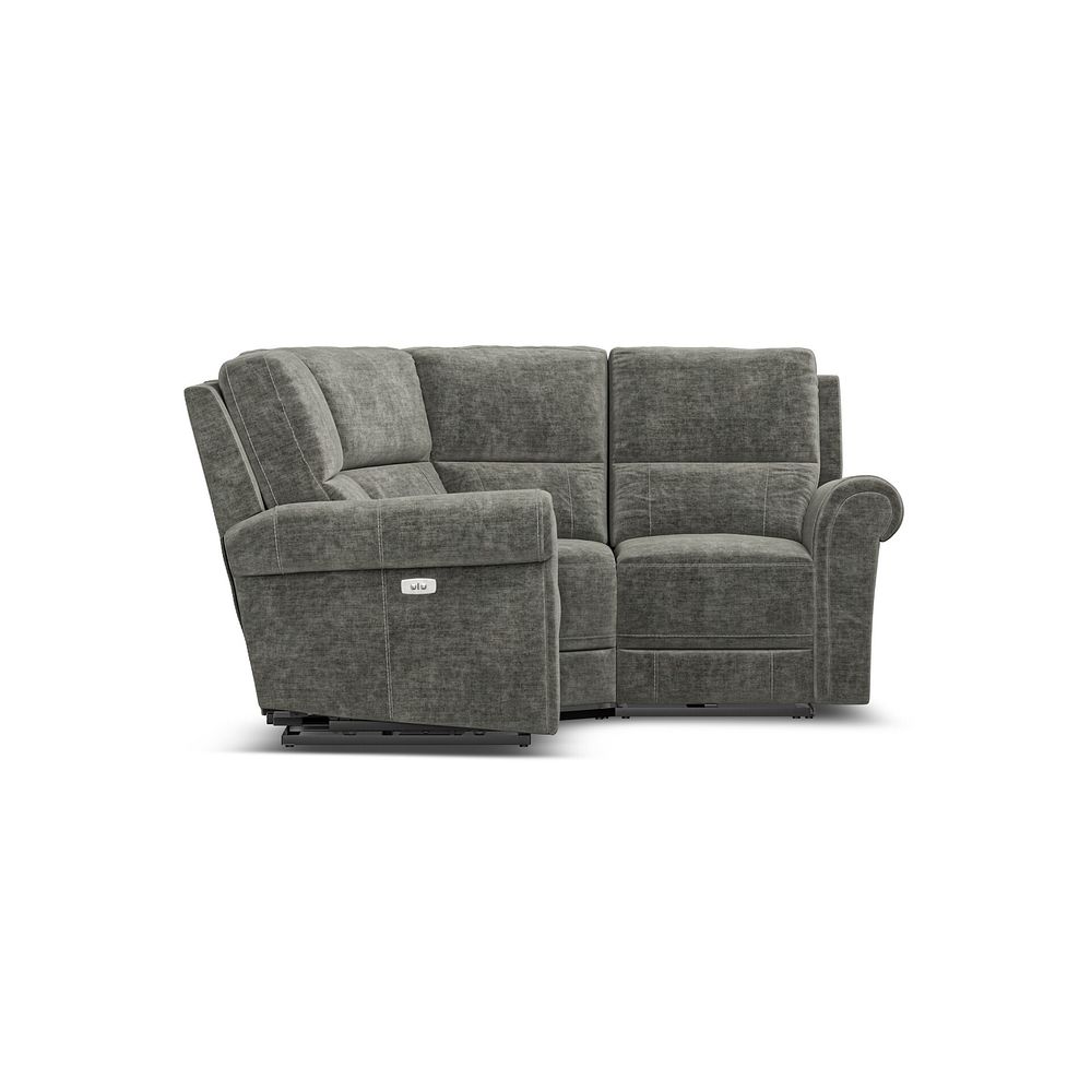 Colorado Electric Reclining Modular Group 1 in Plush Charcoal Fabric 8