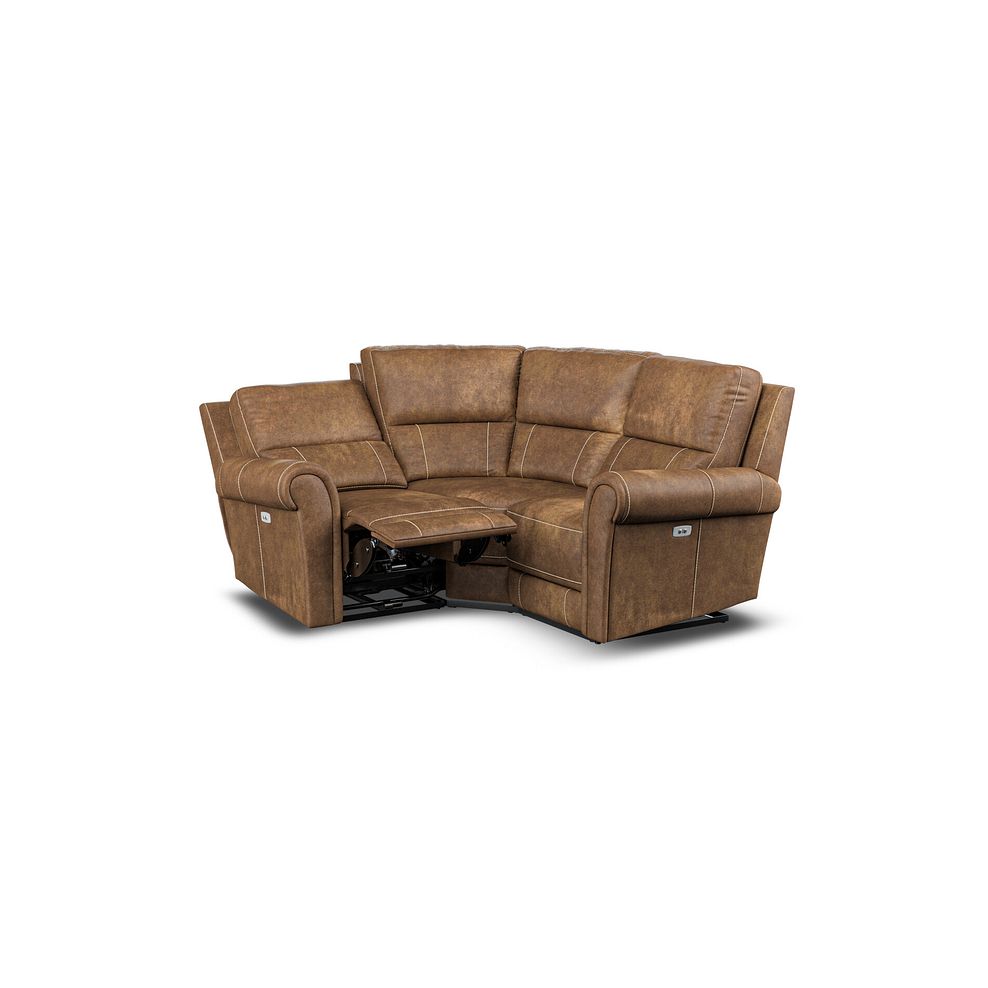 Colorado Electric Reclining Modular Group 1 in Ranch Brown Fabric 5