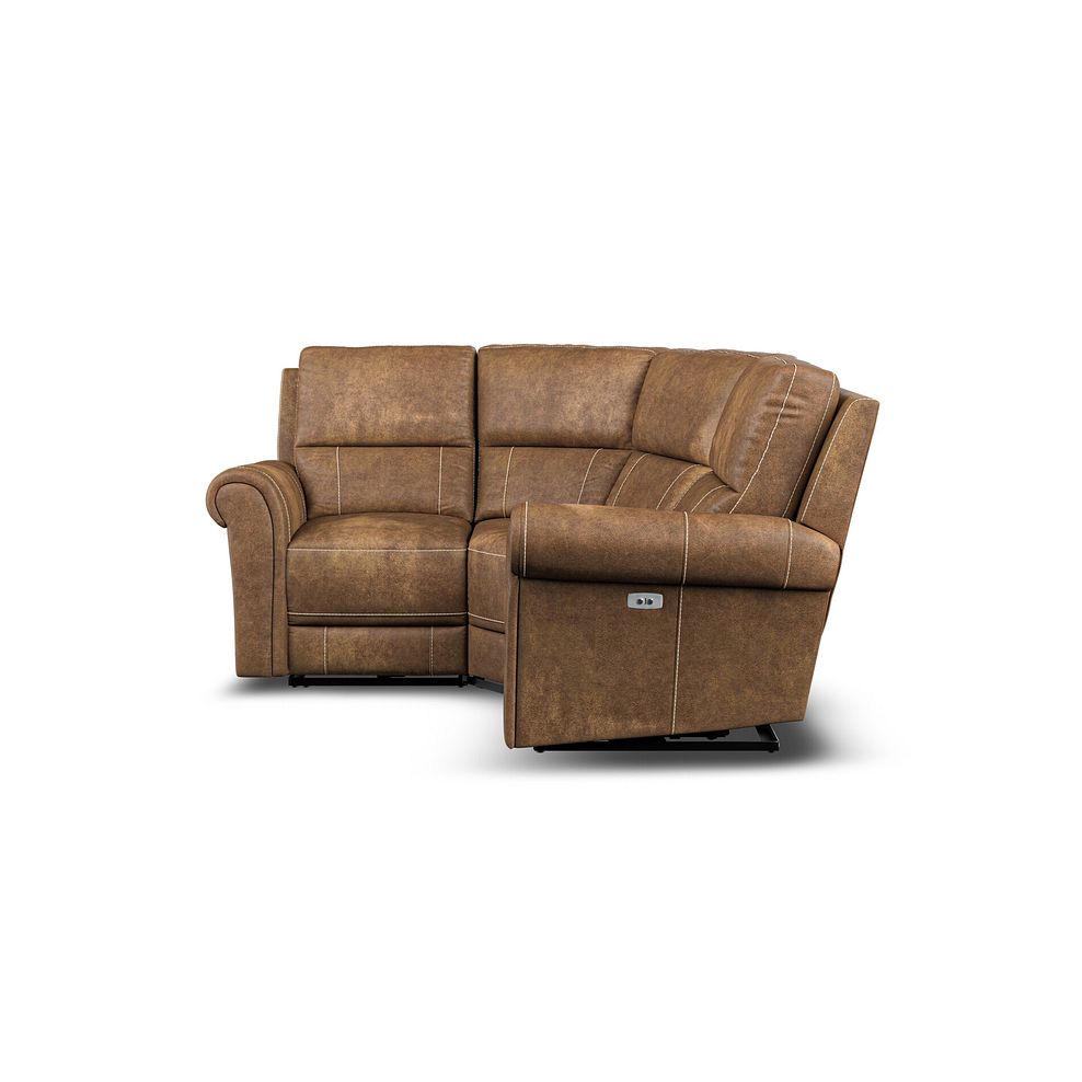 Colorado Electric Reclining Modular Group 1 in Ranch Brown Fabric 6