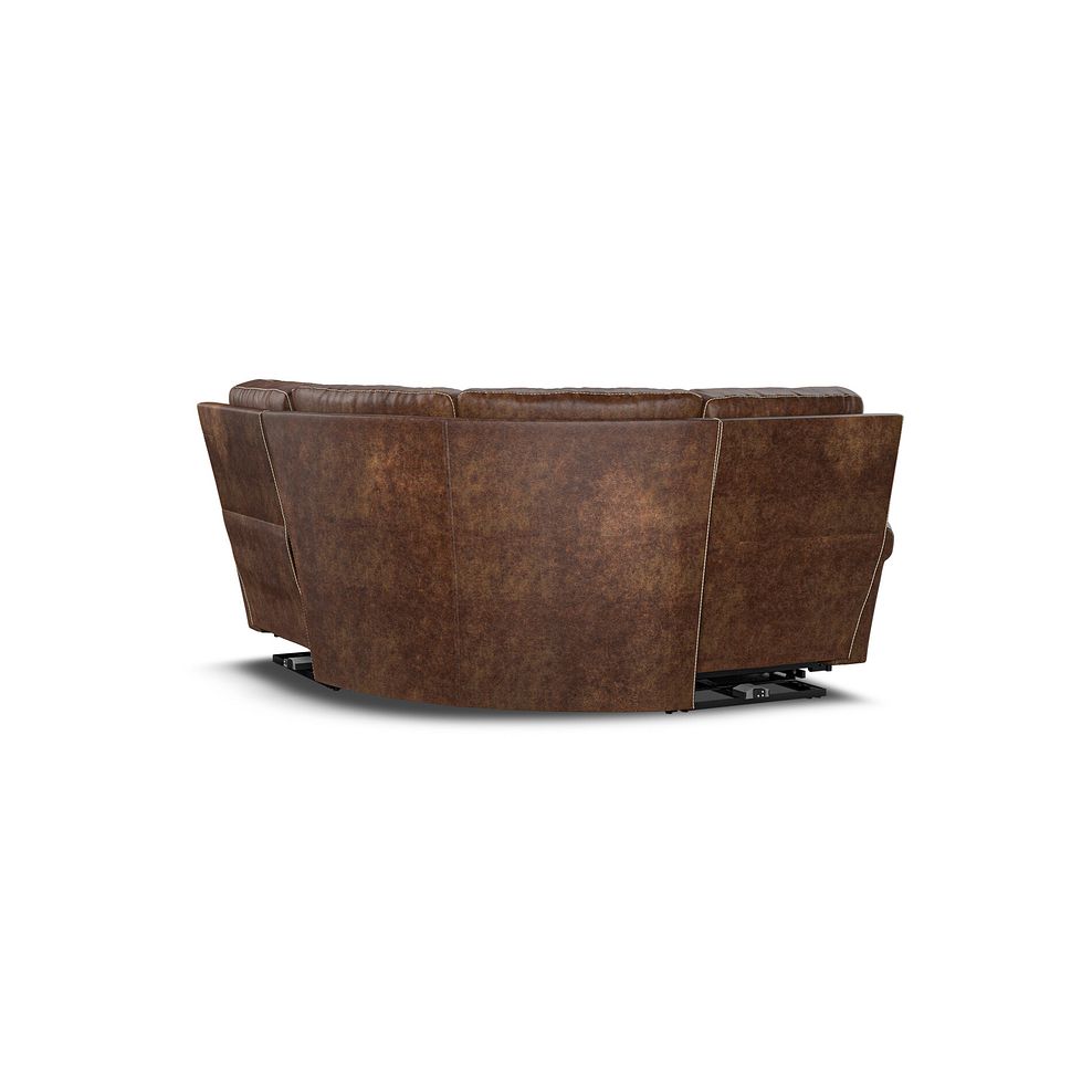 Colorado Electric Reclining Modular Group 1 in Ranch Dark Brown Fabric 7