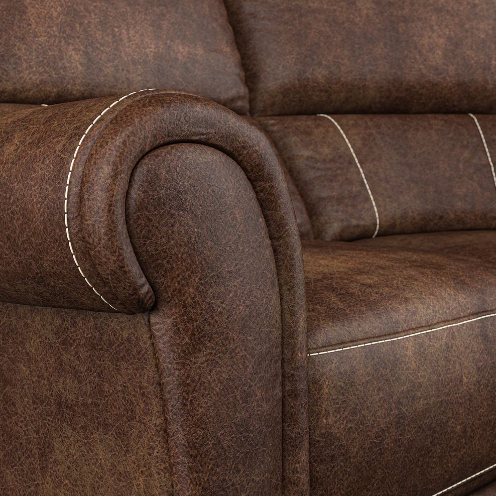 Colorado Electric Reclining Modular Group 1 in Ranch Dark Brown Fabric 11