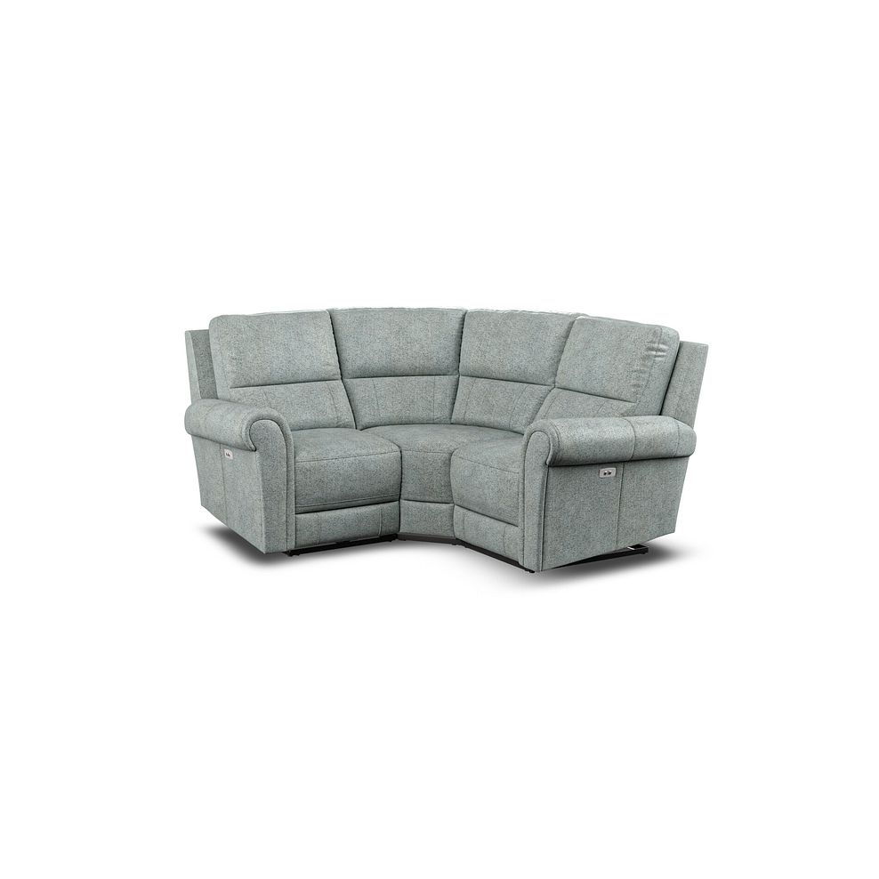 Colorado Electric Reclining Modular Group 1 in Santos Steel Fabric 1
