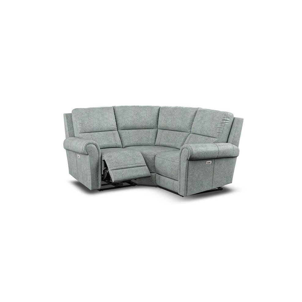 Colorado Electric Reclining Modular Group 1 in Santos Steel Fabric 4
