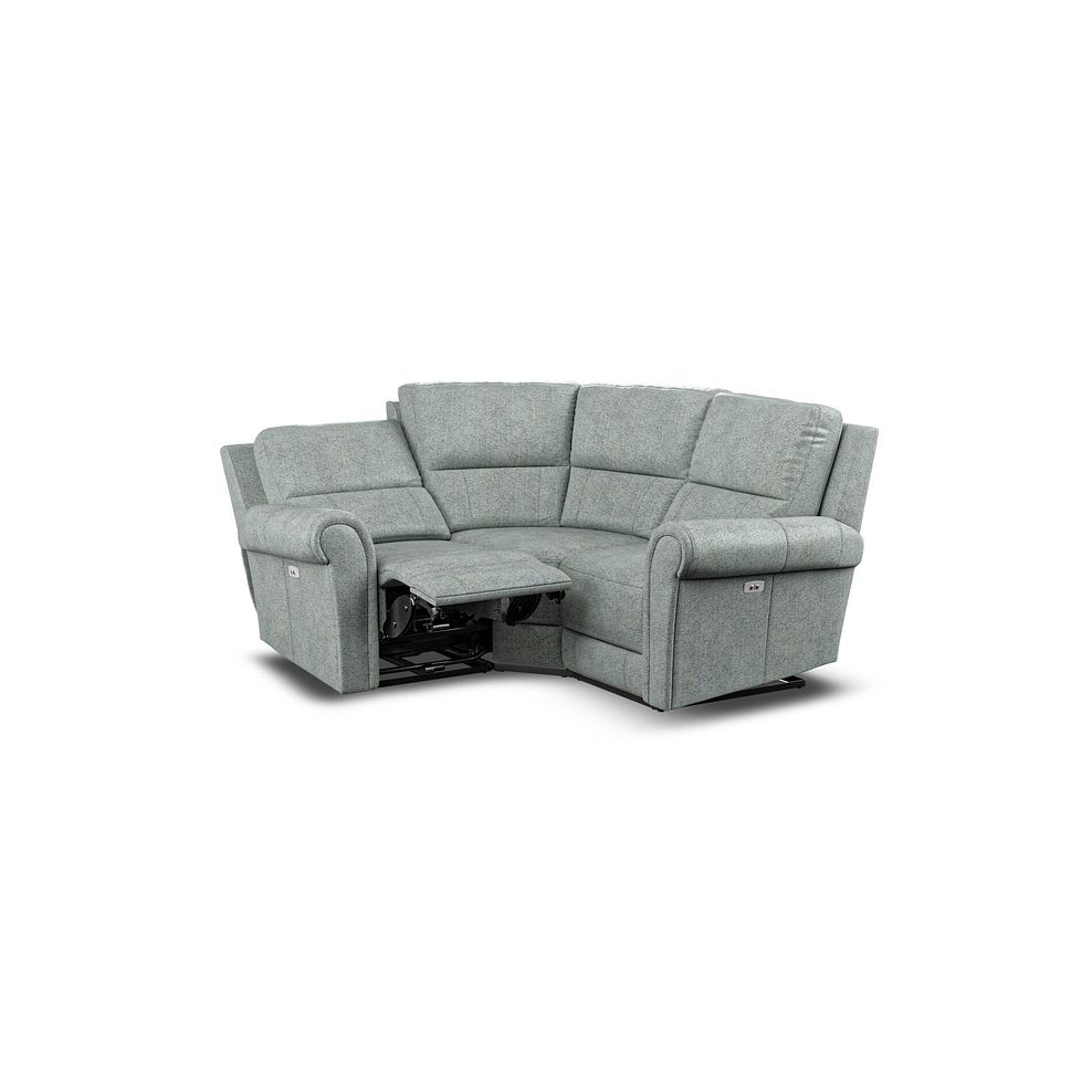 Colorado Electric Reclining Modular Group 1 in Santos Steel Fabric 5